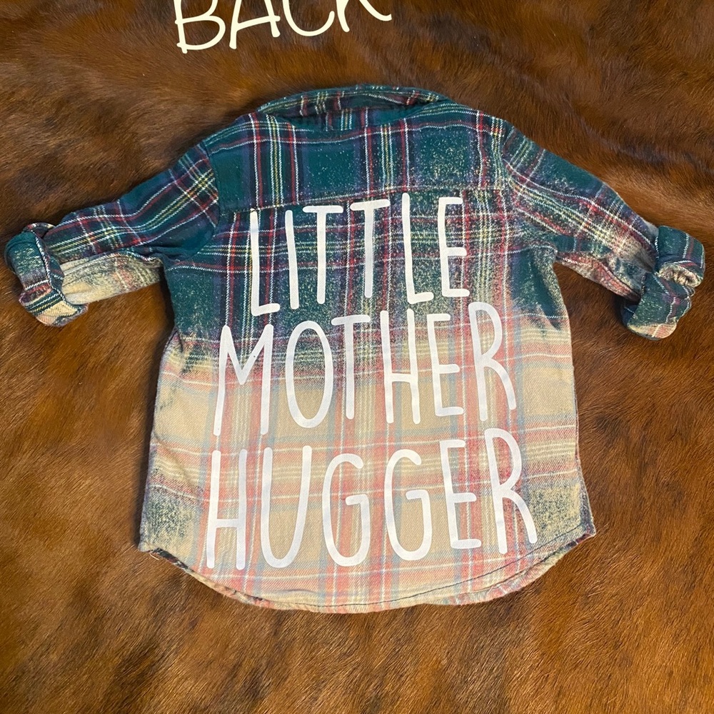 Upcycled infant flannel Size 9 months